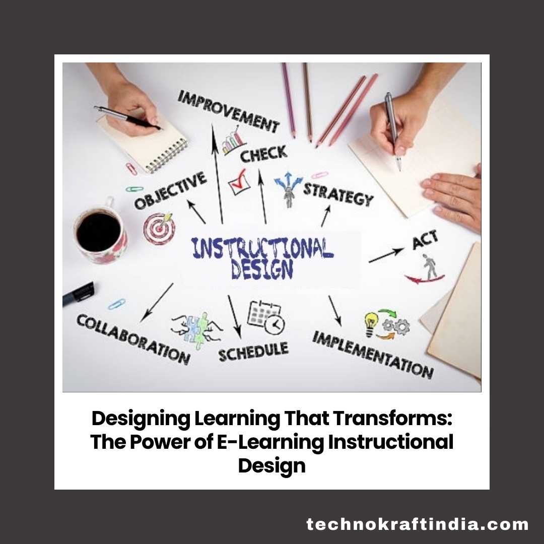E-learning instructional design