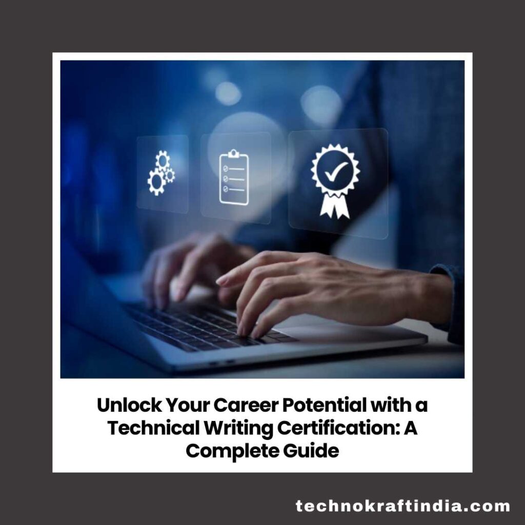 Technical Writing Certification