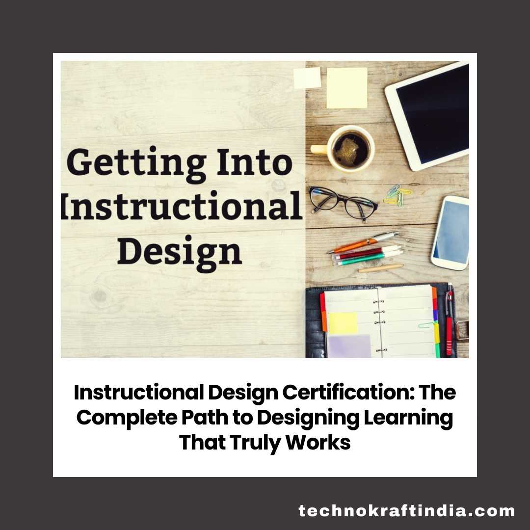 Instructional Design Certification Path